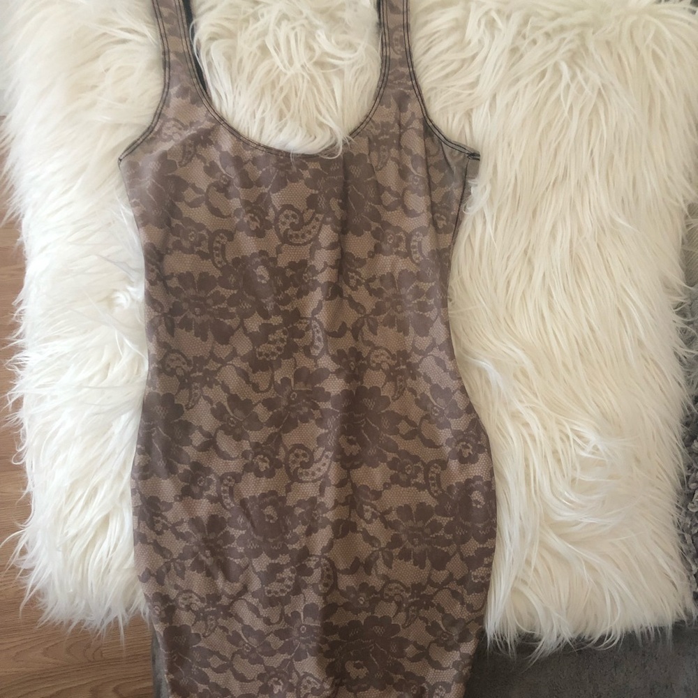 American apparel Lacey print body con dress